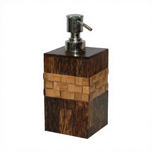 Distributeur de savon en bois fait à la main distributeur de savon en bois dernier modèle avec pompe en métal distributeur de savon liquide - Product Image 1