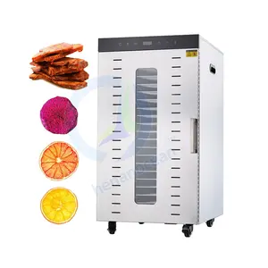 Machine de séchage de fruits et légumes séchés au gaz, Machine de cuisson de poisson, de frites, de pain