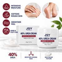 Crème pour les mains et les pieds à 40 % d'urée, marque privée, soin hydratant intensif pour peaux sèches et rugueuses, texture riche non grasse, 150 g