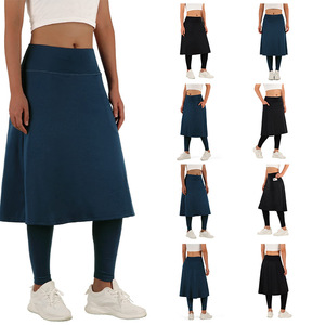 Abbigliamento Sportivo Personalizzabile OEM con <span class=keywords><strong>Leggings</strong></span> a Vita Alta Traspiranti, Gonne Taglie Forti, Slip e <span class=keywords><strong>Leggings</strong></span> Tinta Unita per Tennis Femminile - Product Image 3