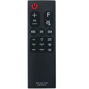 Control Remoto <span class=keywords><strong>de</strong></span> Repuesto AKB75595401 <span class=keywords><strong>para</strong></span> <span class=keywords><strong>Barra</strong></span> <span class=keywords><strong>de</strong></span> <span class=keywords><strong>Sonido</strong></span> <span class=keywords><strong>LG</strong></span> SK5Y SK5R SL4Y SL5Y SKM5Y SPK5B-W - Product Image 1