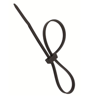 Vente d'usine Nylon ignifuge écologique 66 attaches de câble à double tête sangles à fermeture éclair autobloquantes certifiées ROHS libérables