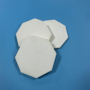 99% Al2O3六角アルミナセラミック装甲板高圧縮抵抗ボディ保護スクエア切削溶接付き - Product Image 1