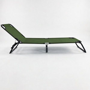 Cama Plegable de Acero para Exteriores, Tamaño Individual, Tela Oxford 600D, Resistente a los Rayos UV, Ideal para Acampar y Descansar en la Playa - Product Image 3