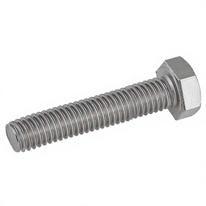 น็อตหกเหลี่ยมเกลียวเต็ม เกรด 8.8 12.8 M8 M10 M12 สแตนเลส สตีล  DIN933 ผิวเรียบ - Product Image 6