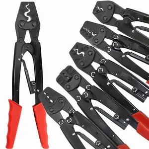 Ratchet Self-Adjusting Wire Stripper, Ratchet Wire Stripping Tool Automatic Electric Cable Stripper Cutter Crimper