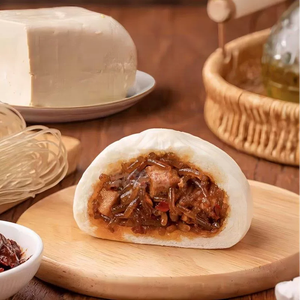 Bao au tofu épicé végétalien surgelé, riche <span class=keywords><strong>en</strong></span> fibres, alimentation végétale pour les supermarchés - Product Image 5