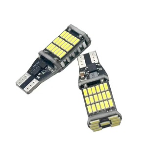Bombilla <span class=keywords><strong>LED</strong></span> AMS T15-4014-45SMD 9W Blanca de Silicio para Matrícula de <span class=keywords><strong>Coche</strong></span>, Luz de Número de Matrícula, DC 12V, Iluminación Interior de Automóvil - Product Image 3