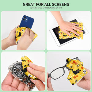 <span class=keywords><strong>2026</strong></span>年特注ぬいぐるみ大型スエード新作カスタム昇華プリントロゴマイクロファイバーメガネ拭き - Product Image 2