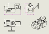 VST-1 Gestión de demanda de kits de producción, gestión de inventario de piezas, sujetadores, joyería, componentes de plástico, conteo visual y empaquetado