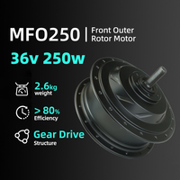 Kit de conversion de vélo électrique LVBU 250W 350W avec batterie en forme de bouteille 36V 9AH, contrôleur intelligent intégré et système de moteur moyeu pour mise à niveau de vélo