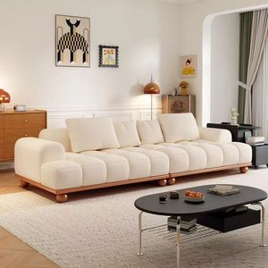 Mid Grand 5 Seater Velvet or Waxed Leather Spacious Stain Resistant Lounge Furniture - Product Image 1
