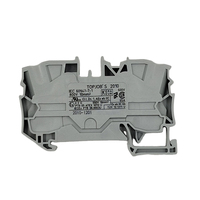 2010-1201 Nuevo y Original Alemán en Stock Bloque de Terminales de 2 Conductores Gris con Abrazadera de Caja de Inserción para Riel DIN 10mm²
