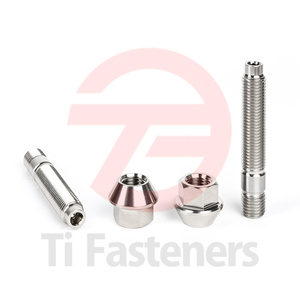 Aangepaste Gr5 Titanium Stud Conversie Kit M 14X1.25X77Mm Zeskant Wielmoeren En Bout Met Titanium Stud Kit Race Auto-Onderdelen - Product Image 2