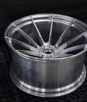 Rines de Aleación de Aluminio Forjados Personalizados para Autos, de 19, 20, 21, 22, 23 y 24 Pulgadas, 5x130, 5x108, Monobloque de 1 Pieza, para BMW, Mercedes, Audi, Porsche