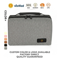 Sac de rangement numérique 23x9.5x14.5cm, polyester recyclé RPET, double fermeture éclair étanche pour voyageur, étudiant, photographe, vente en gros