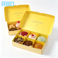 Emballage cadeau de biscuits de luxe personnalisé de couleur menthe, boîte à biscuits en papier recyclé, boîte à biscuits en papier de qualité alimentaire