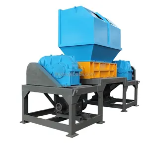 Detachable Blade Double Shaft Waste Recycle Shredding Machine Plastic Tire Wood Scrap Metal Shredder