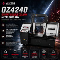 Metallbandsägemaschine GZ4240 Hydraulisch Halbautomatisch Geräuscharmer Antrieb für Bündelstahlstangen-Chargenproduktion in Werkstätten