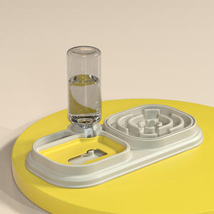 Tigela de Aço Inoxidável para Animais de Estimação, Tigela Dupla Antivazamento para Cães e Gatos, Base Antiderrapante, Design Elevado, Durável e Fácil de Limpar para Comida e Água - Product Image 4