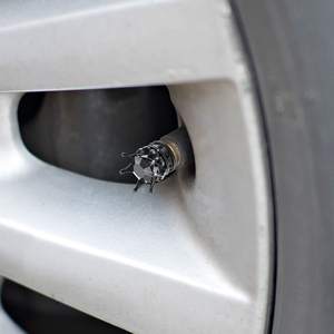 Capuchons de valve de pneu en forme de couronne, faits à la main, ornés de strass en cristal, universels, chromés, pour véhicules et voitures, attrayants - Product Image 5