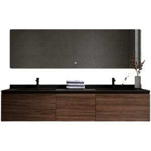 Vanité mural <span class=keywords><strong>de</strong></span> grande taille à monter au mur, vanité en <span class=keywords><strong>bois</strong></span>, <span class=keywords><strong>de</strong></span> Style britannique, pour <span class=keywords><strong>salle</strong></span> <span class=keywords><strong>de</strong></span> bains avec miroir, nouvelle collection - Product Image 5