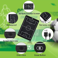 Planche d'entraîneur de football en gros, planches d'entraînement tactique LCD, tablette d'écriture numérique planche d'entraînement de football avec stylet