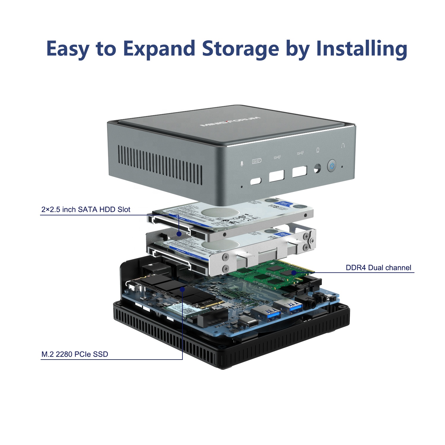 MINISFORUM GK50　8GBメモリ 256GB SSD 終息】MINISFORUM GK50 | 株式会社リンクスインターナショナル