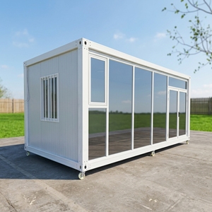 Casa Container in Vetro per Artisti, Montaggio Rapido, Spazio Modulare Prefabbricato, <span class=keywords><strong>Studio</strong></span> Portatile, Galleria Mobile, <span class=keywords><strong>Sala</strong></span> Espositiva - Product Image 1