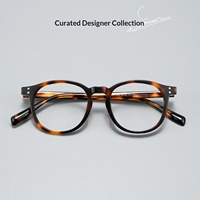 Lunettes de vue GGF6002 vintage rétro ovales de petite taille à monture intégrale à motif géométrique unisexe en fibre d'acétate de Danyang – Vente en gros