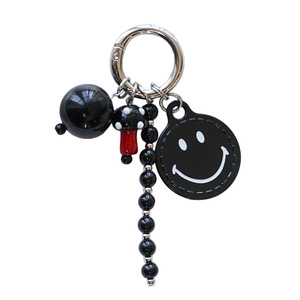 Nuevo Producto Original, Llavero con Colgante Pequeño de Hongo Sonriente de Doble Cara, Simple y Personalizado, Creativo - Product Image 6