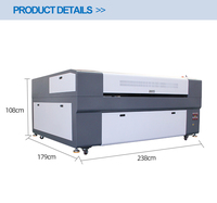 Machines de découpe et de gravure laser CO2 Ruida 1612 avec grande zone de travail 1610, 80W, 100W, 150W, 300W