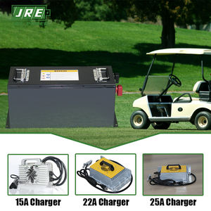 105Ah แบตเตอรี่ LiFePO4 48โวลต์แบตเตอรี่ลิเธียมวัฏจักรลึกถึง5000รอบอายุการใช้งานยาวนาน10ปีพร้อม BMS สำหรับรถกอล์ฟ ezgo YAMAHA - Product Image 3