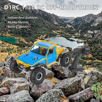Bigsmartfish D1RC ZC3150 RCRFC Camion RC électrique tout-terrain 4 roues motrices à l'échelle 1:10, moteur brushless, servomoteur 70KG, treuil, 6 canaux