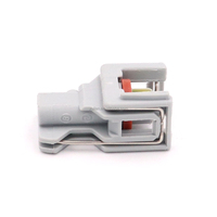 Conector Automotriz Hembra de 1 Pin Gris Marca XLCN 1743486-3 Enchufe Impermeable