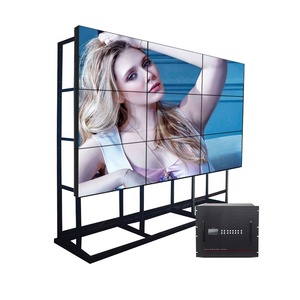 55 inch 65 inch Advertising TV Wall Narrow Bezel 3.5MM BOE 4K LCD Video Wall Screen CCTV Monitor