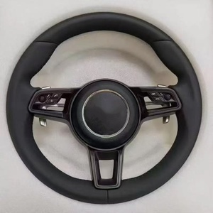 Volante Deportivo YLD Personalizado de Fibra de Carbono con Alcántara y LED, Compatible con <span class=keywords><strong>Porsche</strong></span> 718 911 971 959 992 <span class=keywords><strong>Boxster</strong></span> 997 Macan - Product Image 1