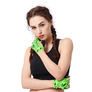 Gants de fitness Boton Rose pour femmes, demi-doigts, antidérapants, pour la gym, l'exercice, anti-transpiration, respirants, de protection, pour le cyclisme - Product Image 4