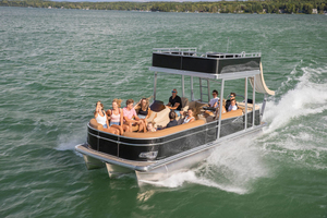 Bateau automatique à double pont, pour animaux de compagnie, bateau de dessins animés, avec pont supérieur, pour <span class=keywords><strong>famille</strong></span> - Product Image 4