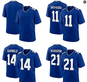 High Quality Jersey 9#<b>Walker</b> III 12#Fan 14#Darnold 21#Witherspoon Embroidery American Football Jersey Custom Jersey - Product Image 1