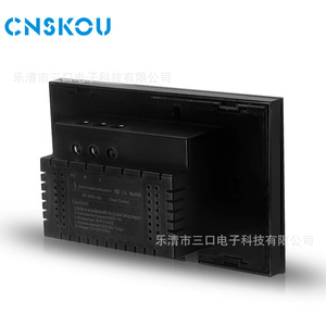 Cnskou Smart Us <b>Plug</b> 10A Glass Wall Socket Wi Fi <b>Remote</b> <b>Control</b> Timer Power Metering Universal - Product Image 3