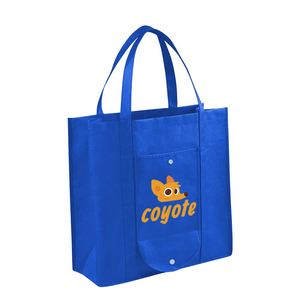 Bolsa de tela reutilizable, bolsa de compras ecológica impresa personalizada con asas, bolsa promocional para supermercado y uso diario - Product Image 5