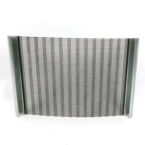 Slot Screen Rectangular Spring Steel Metal Wire Mesh Screen for mining quarry aggregate production industries