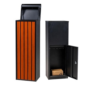 Metallo esterno in piedi cassetta postale giardino tipo cassetta delle lettere per la consegna della posta per il portico di Villa/casa o scatola dei <span class=keywords><strong>pacchi</strong></span> - Product Image 6