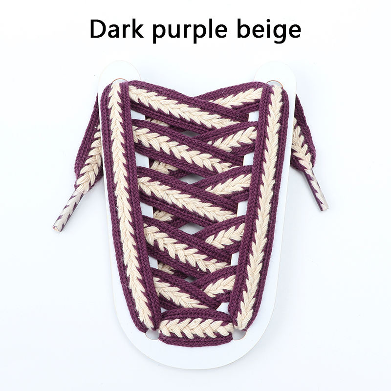 สีม่วงเข้มสีเบจ