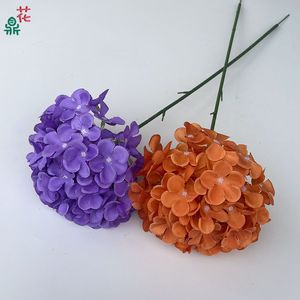 Flores Artificiales de Hortensia de Seda para Decoración de Bodas, Estilo Moderno, Origen China, Venta al Por Mayor - Product Image 3