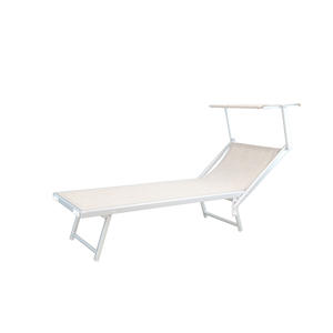 2026 Popular Chaise de playa portátil Sun Lounge cubierta reclinable silla plegable Silla de gravedad cero para sala de estar y uso de almacén - Product Image 2