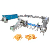 Ligne de production commerciale entièrement automatique pour la fabrication de chips de pommes de terre, de frites et de flocons de pommes de terre, équipement de production congelée