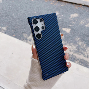Estuche rígido a prueba de golpes sin marco con patrón de fibra de carbono ultrafino para Samsung <span class=keywords><strong>Galaxy</strong></span> S23 Ultra S22 S21 Plus <span class=keywords><strong>Note</strong></span> <span class=keywords><strong>20</strong></span> Ultra 10 - Product Image 3