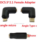 Câble de charge d'extension d'alimentation USB 5521 A mâle vers cc 5V 12V 5525 1.35 3.5 2.0mm